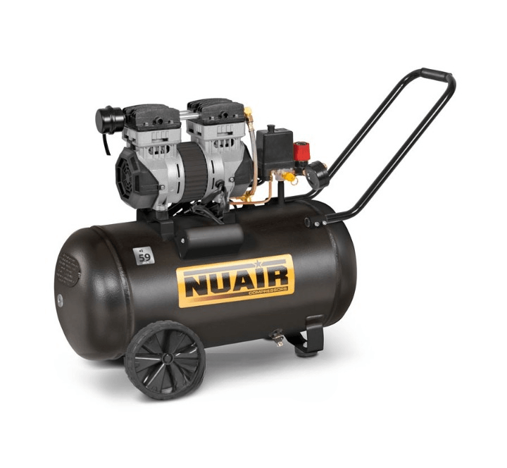 COMPRESSEUR A AIR NUAIR SILENCIEUX TB 50L 1.5 HP 59 DB