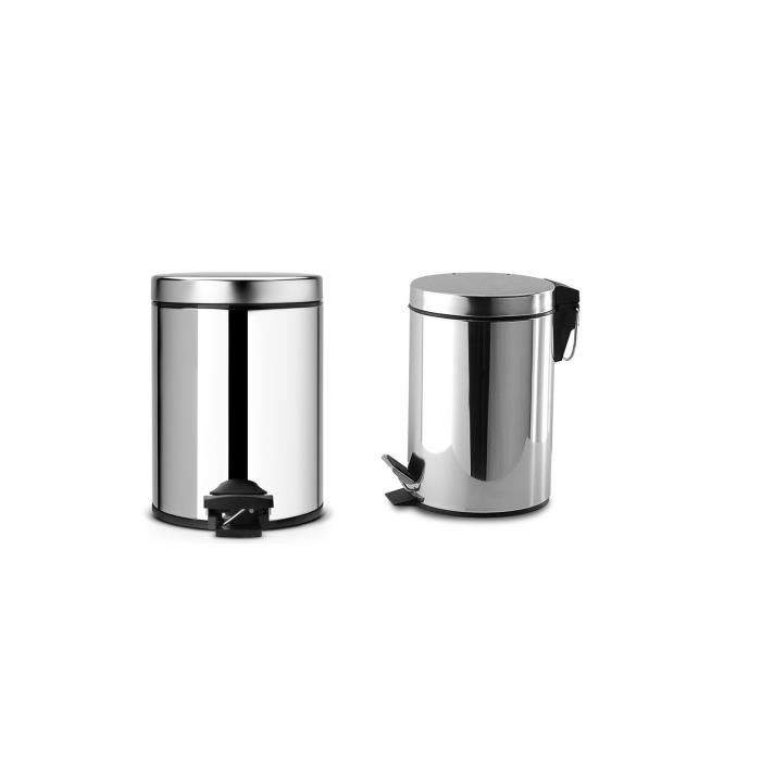 POUBELLE RONDE INOX