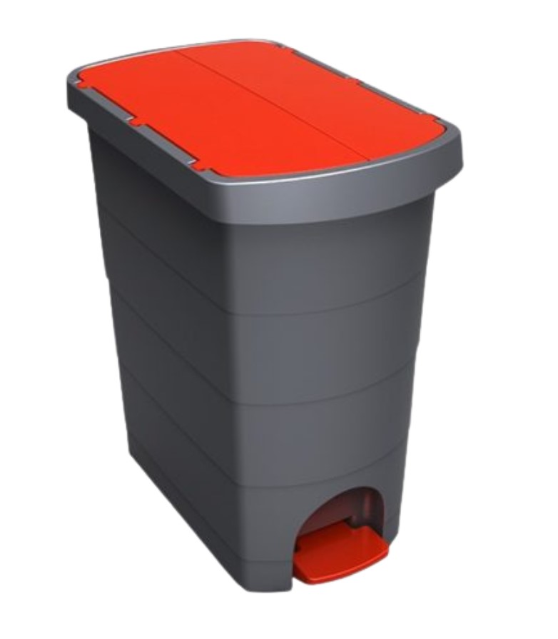 POUBELLE A PEDALE LATERALE SLIM 20L