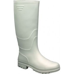 BOTTE DE SÉCURITÉ BLANCHE EN PVC OB FO SRA